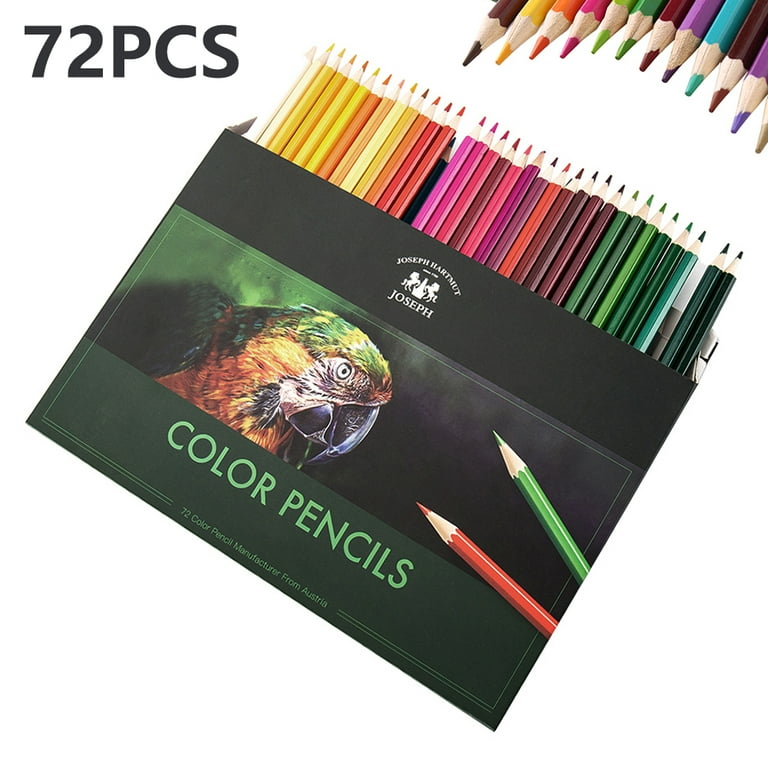 Willstar 72pcs Color Colored Pencils Vibrant Sketch Painting Drawing  Pre-sharpened for Art Students Professionals 
