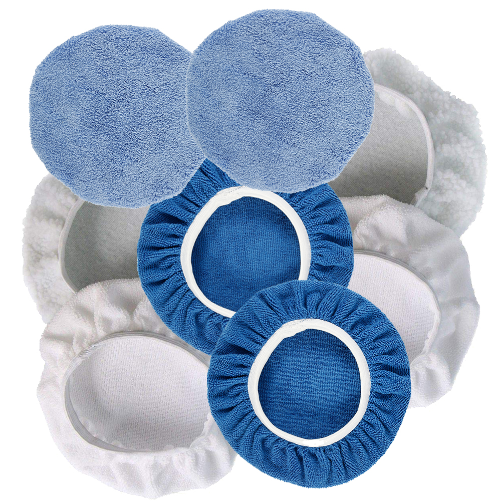 Willstar 8X Car Microfiber Polisher Polishing Pad Wax Wash