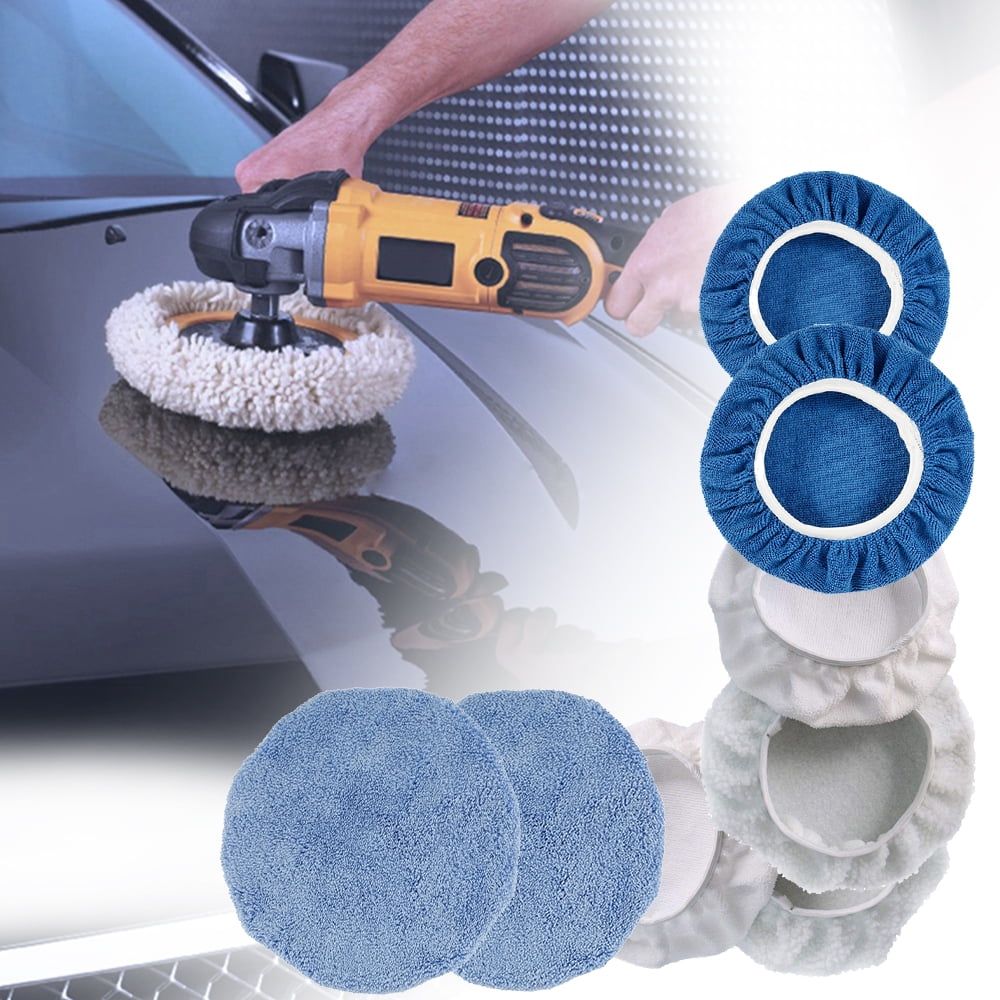 Willstar 8pcs 910 Inches Buffer Polisher,Car Polisher Pad Microfiber