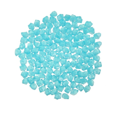 Willstar 900Pcs Garden Pebbles Glow in the Dark for Walkways Aquarium Decorations Plants Luminous Stones Rocks
