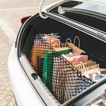 Willstar Adjustable Elastic Universal Car Trunk Cargo Mesh Net Storage Bag Organizer Hiking Camping SUV Rear Interior Accessories