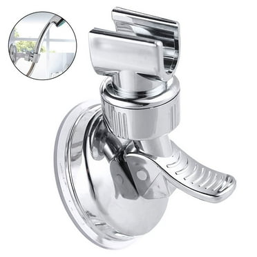 Shower Head Handset Holder Chrome Bathroom Wall Mount Adjustable ...