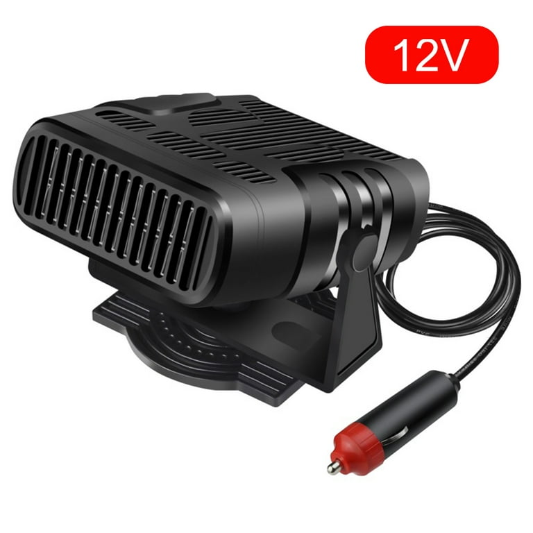 Willstar Car Heater Windshield Defroster 2 In 1 Portable Car Heater 12V/24V  Heating Fan 