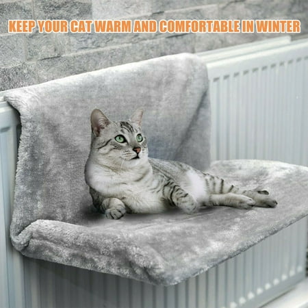 Willstar Cat Kitten Hanging Pet Bed Warm Fleece Basket Cradle Hammock Plush Radiator