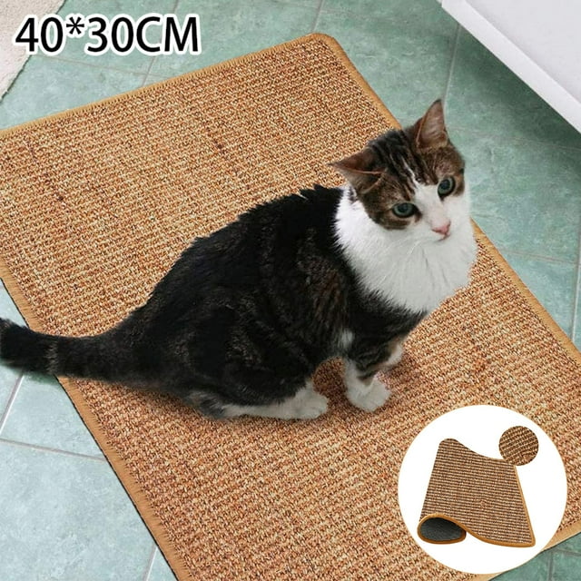 Willstar Cat Scratching Mat, Natural Sisal Mat, AntiSlip Cat Scratch Pad, Cat Scratcher Cat
