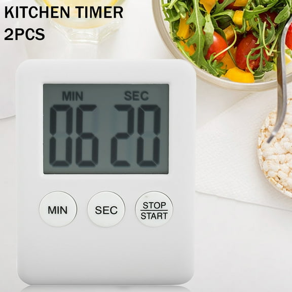Willstar Digital Kitchen Timer & Stopwatch,Large LCD Kitchen Timer Large Count Down Up Clock Loud Alarm Magnetic Chef with Loud Alarm, Magnetic Stand for Cooking, Classroom, Bathroom, Teachers, Kids