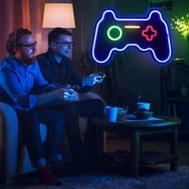 Willstar Gaming Neon Sign Lights, Gamepad Gamer Neon Signs for Wall Decor 16''x 11'' for Bedroom Children Gaming Wall Decoration