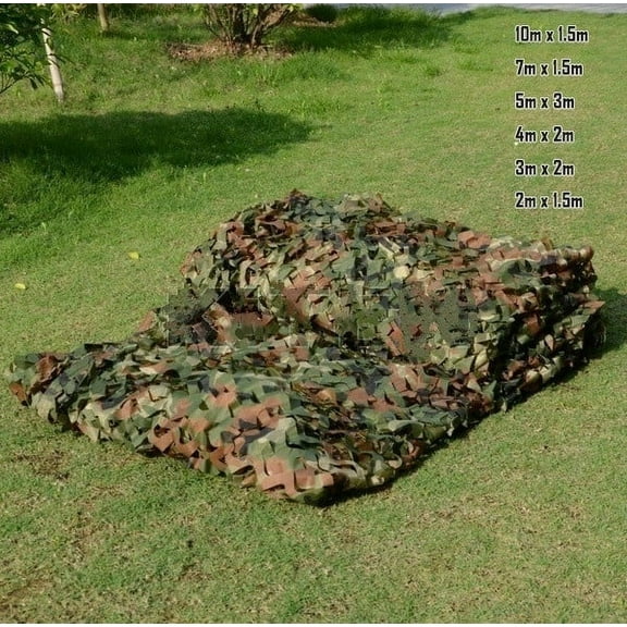 Willstar Military Camouflage Net Woodlands Leaves Camo Cover For Camping Hunting