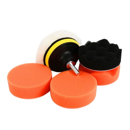 Willstar Polisher Sponge Set Automotive Cleaners, 1.2 lbs, 6 Pieces