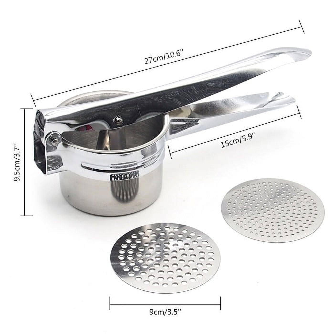 Willstar Potato Ricer, Stainless Steel Potato Masher Kitchen Tool