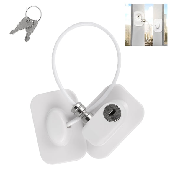 Willstar Refrigerator Door Lock Strong Adhesive Freezer Child Safety Cabinet Lock Keys