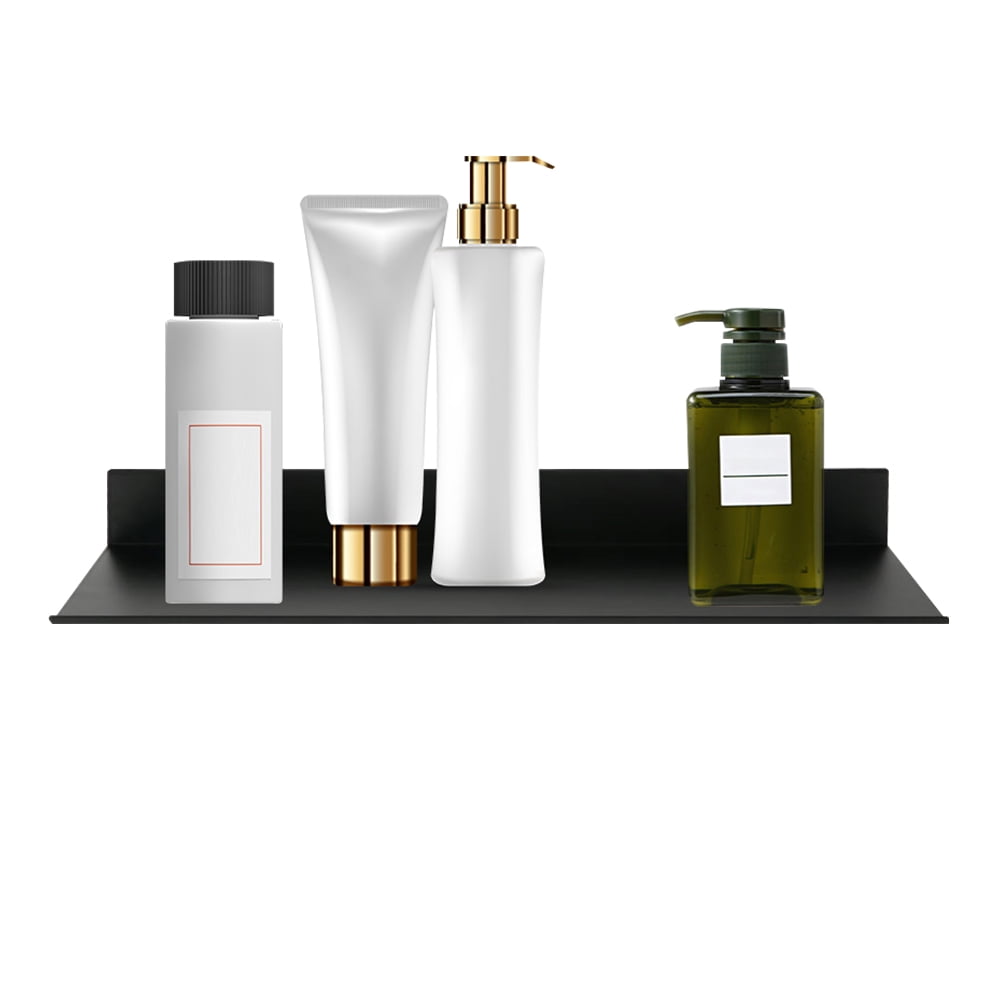 Willstar Wall Mount Bathroom Shelf, Wall Mounted Floating Metal Shelves