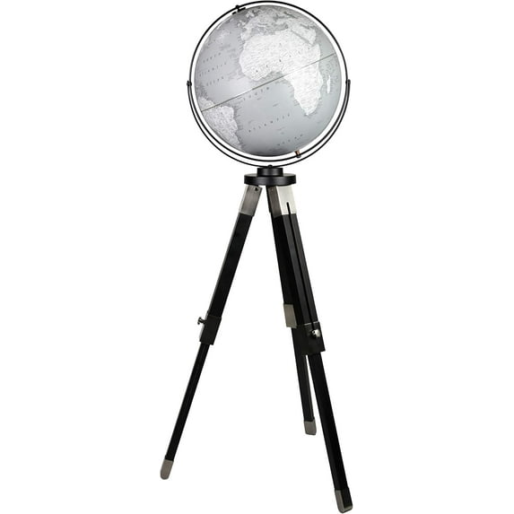 Willston Gray Floor Globe