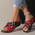 thumbnail image 1 of Willtoo 2026 Orthopedic Casual Sandals for Women Arch Support Summer Flat Sandals Wide Width Slip on Non Slip Beach Slippers Comfortable 2026 2026 Orthopedic Shoes, 1 of 6