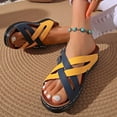 thumbnail image 1 of Willtoo 2026 Orthopedic Casual Sandals for Women Arch Support Summer Flat Sandals Wide Width Slip on Non Slip Beach Slippers Comfortable 2026 2026 Orthopedic Shoes, 1 of 5