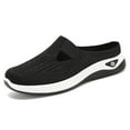thumbnail image 1 of Willtoo 2026 Orthopedic Nurse & Tennis Shoes for Women - Slip On Arch Support Sneakers, Wide Width Non-Slip Server Shoes, Perfect Birthday & Mother’s Day Gifts Black 8 Wide, 1 of 7