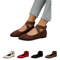 thumbnail image 1 of Willtoo Ballet Flats for Women Elastic Crisscross Strap Mary Jane Flat Slip On Casual Ballerina Walking Flats Dress Shoes for Woman Comfortable Cute Loafer Shoes, 1 of 6