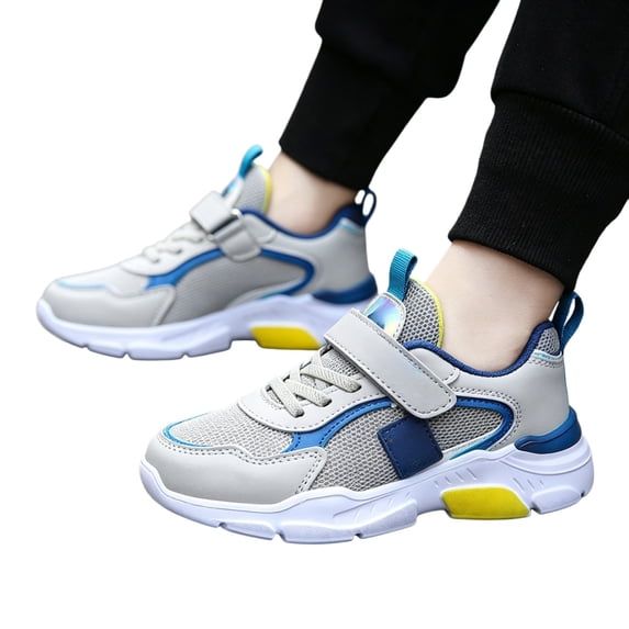 Willtoo Boys Girls Mesh Sneakers Teen Breathable Tennis Athletic Running Shoes Walking School Non Slip Casual Sport Basketball Shoe
