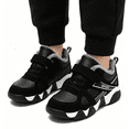 thumbnail image 1 of Willtoo Boys Winter Sneakers Faux Fur Ankle Booties Unisex Kids Warm High Top Traines Sport Shoes (Big Kid/Little Kid), 1 of 6