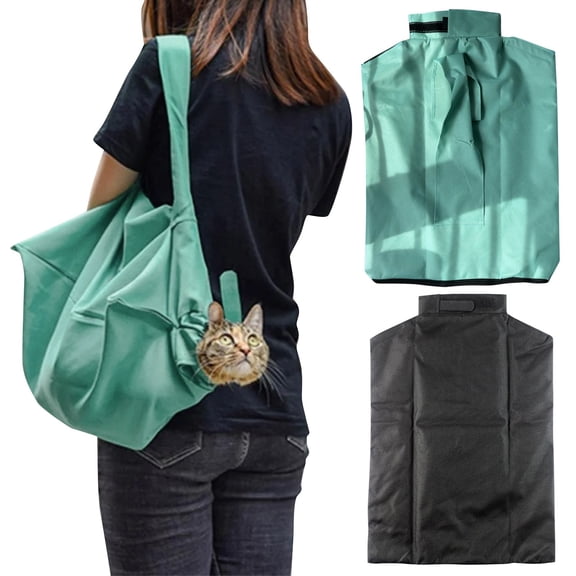 Willtoo Cat-in-the-Bag Cozy Comfort Carrier - Large Cat Carrier Soft and Pet Carrier Administration, Grooming, Vet Visits, Dental Care, and Nail Trimming