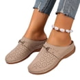 thumbnail image 1 of Willtoo Closed Toe Orthopedic Mule Slip On Flat Casual Shoes with Metal Buckle for Summer Walking Platform Slides, 1 of 7