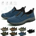 thumbnail image 1 of Willtoo Enjerr Orthopedic Shoes Men, Enjerr Orthopedic Shoes, Comfortable Waterproof Orthopedic Walking Shoes Hiking Sneakers Blue 9.5, 1 of 6