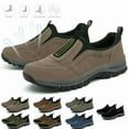 thumbnail image 1 of Willtoo Enjerr Orthopedic Shoes Men, Non-Slip Slip-On Outdoor Sneakers, Comfortable Breathable Balance Shoes for Walking Hiking Khaki 11, 1 of 6