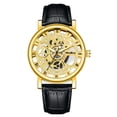 thumbnail image 1 of Willtoo Fashion Men's Leather Alloy Watches Quartz Wrist Watch Business Watches, 1 of 2