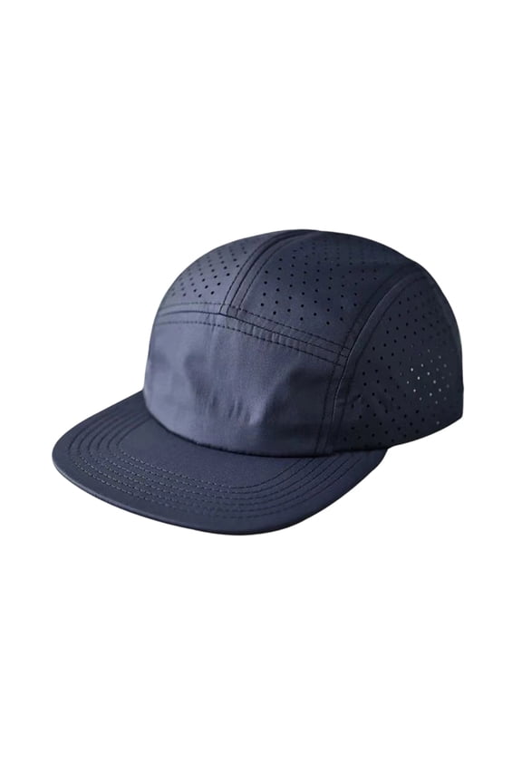 Five Panels Hat Basic Daily Wear Breathable Mesh Airy Quick Dry Cap
