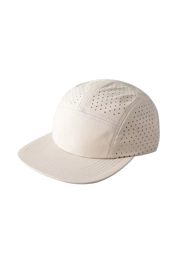 Five Panels Hat Basic Daily Wear Breathable Mesh Airy Quick Dry Cap