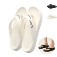 thumbnail image 1 of Willtoo Flip Flops for Men Letter Print Thick‑Soled Non‑Slip Slide Sandals Lightweight Soft House Slippers for Indoor Outdoor Beach Shower, 1 of 5