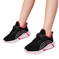 thumbnail image 1 of Willtoo Girls Boys Running Shoes Lightweight Kids Shoes Non-Slip Black Sneakers Comfortable Athletic School Breathable Girls Sneakers, 1 of 4
