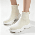 thumbnail image 1 of Willtoo Girls Breathable Athletic Sneakers Lightweight Outdoor Tennis Sock Shoes, 1 of 5