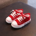 thumbnail image 1 of Willtoo Girls Canvas Shoes Boys Non Slip Sports Sneakers Comfortable Kids Casual Lightweight Walking Shoes, 1 of 4