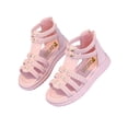 thumbnail image 1 of Willtoo Girls Gladiator Sandals Casual Summer Dress Shoes Open Toe T-Strap Fisherman Sandals (Toddler/Little Kid/Big Kid), 1 of 3