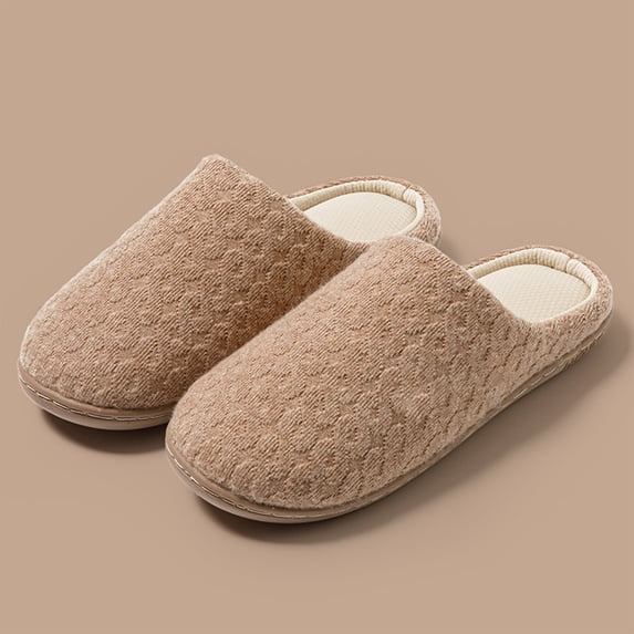 Willtoo House Slippers For Women Fuzzy Soft Slip On House Shoes with Memory Foam Indoor Non Slip Slippers with Wide Widths