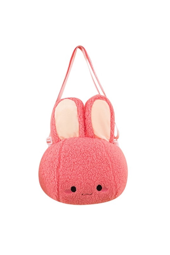 Kawaii Bunny Crossbody Bag,Cartoon Plush Rabbit Wallets,Cute Handbag For Women, Lovely Fluffy Animal Purse Easter Bunny Bag