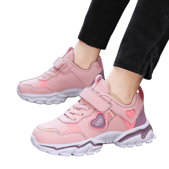 Willtoo Kid Girl Fashion Lightweight Walking Sneakers for Outdoor Sport Running Travel School