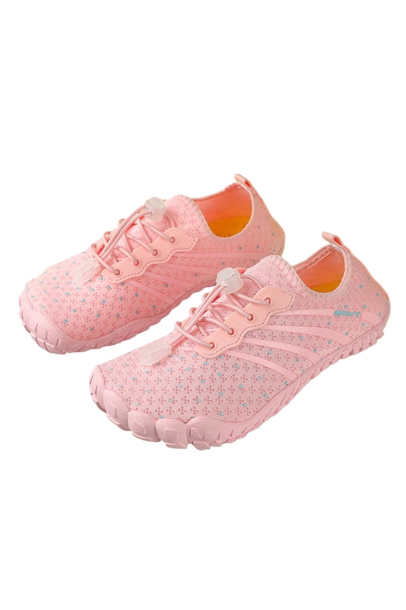 Kid's Water Shoes Boys and Girls Classic Pull On Barefoot Shoes Quick Drying Indoor Swimming Shoes Lightweight Carrying Surfing Sports Shoes Anti Slip and Breathable Beach Shoes