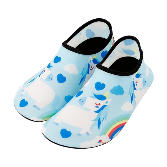 Willtoo Kids Boys Girls Swim Water Shoes, Toddler Kids Swim Water Shoes Non-Slip Quic Dry Beach Shoes,Barefoot Sports Shoes Aqua Socks for Beach Outdoor Sports