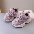 thumbnail image 1 of Willtoo Kids Girls Boys Platform Chunky Heels Sneakers Casual Breathable Lace Up Walking Shoes Comfortable Fashion Sneakers, 1 of 5