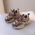 thumbnail image 1 of Willtoo Kids Girls Boys Platform Chunky Heels Sneakers Casual Breathable Lace Up Walking Shoes Comfortable Fashion Sneakers, 1 of 6
