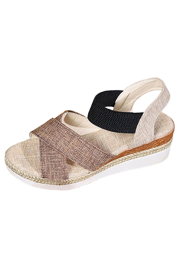 Ladies Orthopedic Sandals for Women Slip On Double Buckle Slip-On EVA Thong Cushion Soft Walking Beach Essentials