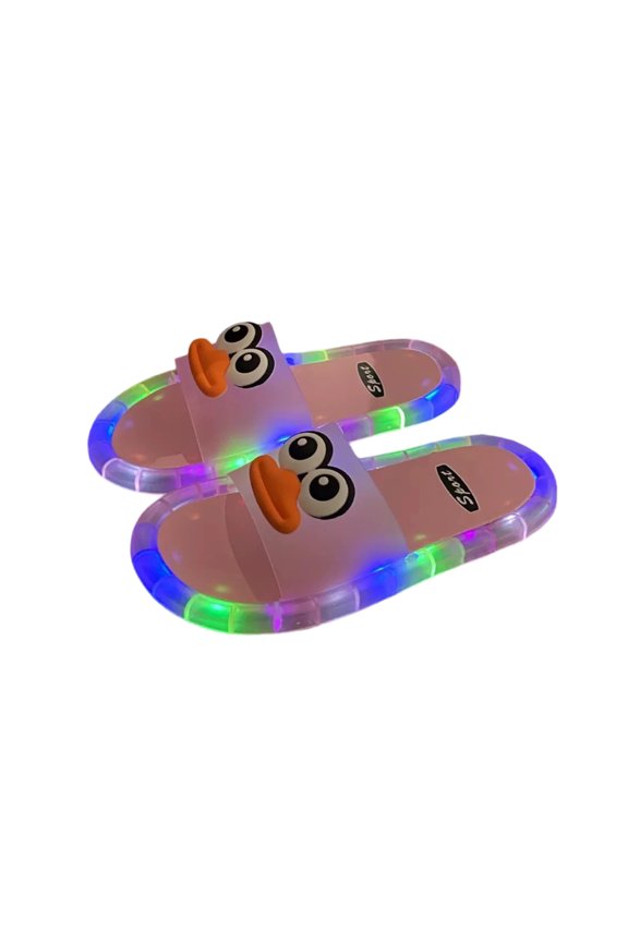 Light Up Slippers For Women, Sensor Glow Sandals Cute Cartoon Eyes, Motion Sensor LED Slide