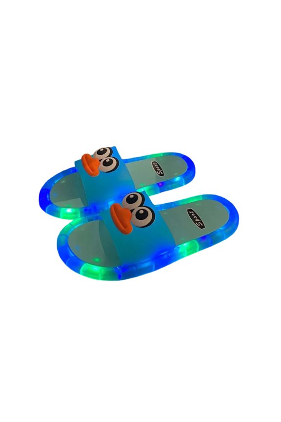 Light Up Slippers For Women, Sensor Glow Sandals Cute Cartoon Eyes, Motion Sensor LED Slide