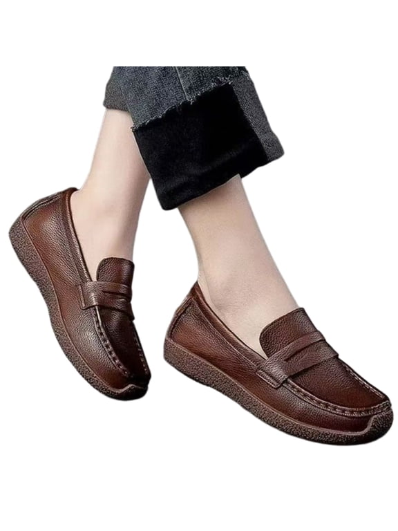 Loafers for Women Comfortable Business Casual Shoes Womens Dressy Slip On Office Work Flats Shoes