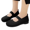 thumbnail image 1 of Willtoo Mary Jane Flats Women with Adjustable Strap Wide Round Toe Casual Ballet Flats Orthopedic Shoes Dressy Comfortable for Office Work Walking Business, 1 of 6