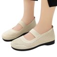 thumbnail image 1 of Willtoo Mary Jane Flats Women with Adjustable Strap Wide Round Toe Casual Ballet Flats Orthopedic Shoes Dressy Comfortable for Office Work Walking Business, 1 of 6