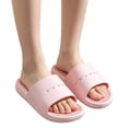 thumbnail image 1 of Willtoo Massage House Slides for Women, Non‑Slip Quick‑Dry Open Toe Slippers Textured Footbed Shower Sandals for Bathroom Indoor Home, 1 of 5