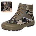 thumbnail image 1 of Willtoo Mens Camo Canvas High‑Top Boots Casual Lace‑Up Outdoor Hiking Sneakers Non‑Slip Lightweight Durable Shoes for Field Activities, 1 of 6